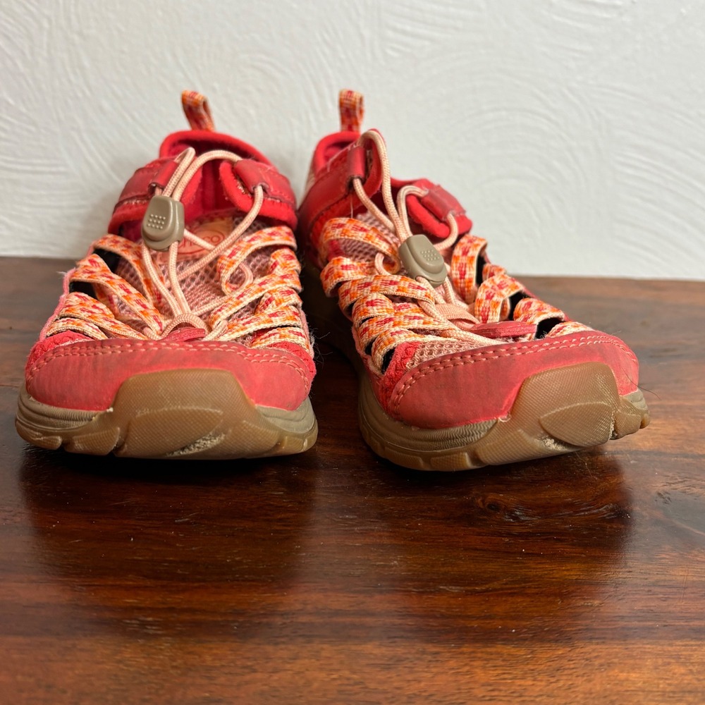 Chaco Kids Water Sandals Coral‎ Pink Orange Woven Straps Quick Dry Size Unknown